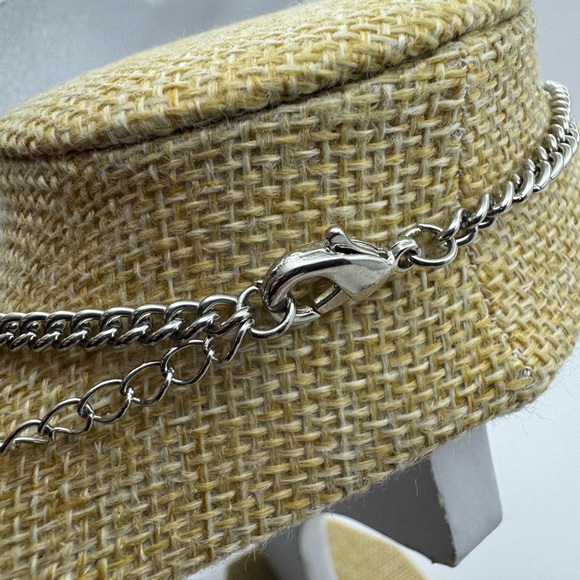 Retired PreOwned Plunder “Sue” Statement Necklace Soft Pink 18”-21” Box and Bag - Picture 15 of 16